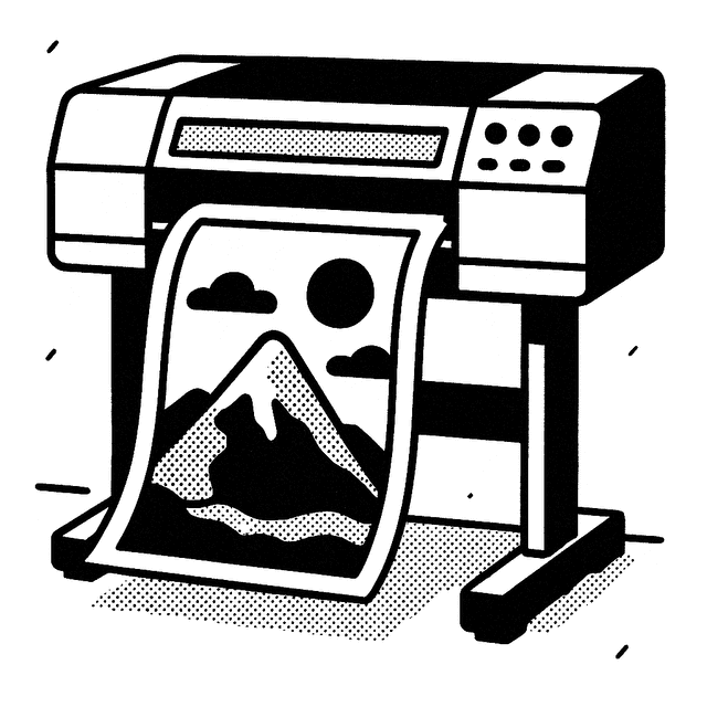 Printer illustration